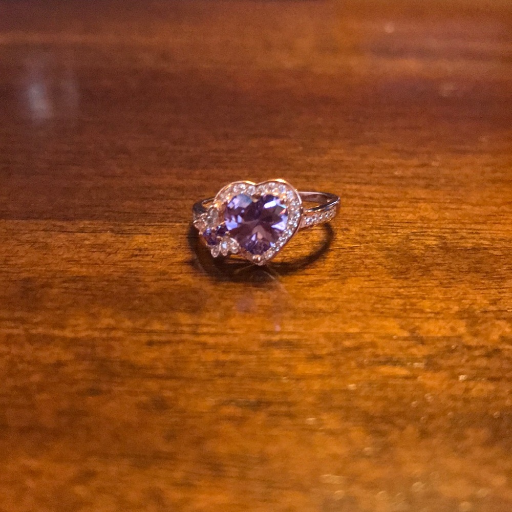 Purple Heart ring